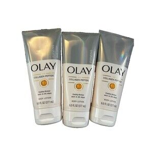 New 3 Pack Olay Firming & Hydrating Hand & Body Lotion with Collagen 6oz